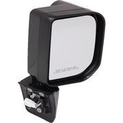 DURAFORCE Fits Toyota FJ Cruiser 07-14 Set of Side View Power Mirrors Gloss Black w/ Lamps