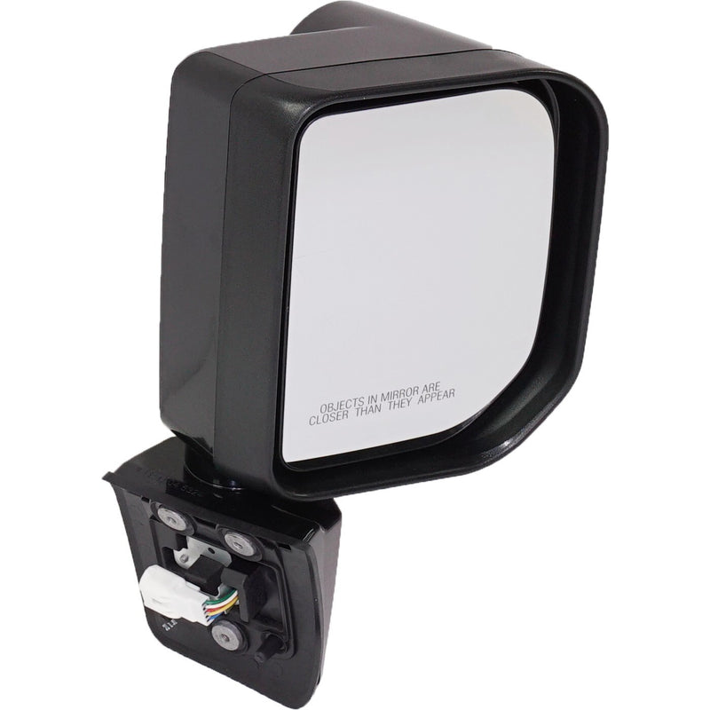 DURAFORCE Fits Toyota FJ Cruiser 07-14 Set of Side View Power Mirrors Gloss Black w/ Lamps