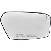 DURAFORCE Mirror Glass For 2010-1012 Ford Fusion Heated Right With Blind Spot Detection