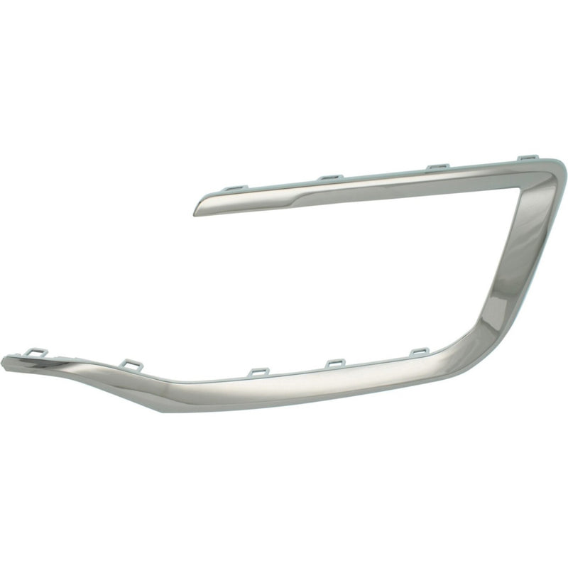 DURAFORCE Bumper Trim Set For 2016-2017 GMC Terrain Front Chrome Molding Pair
