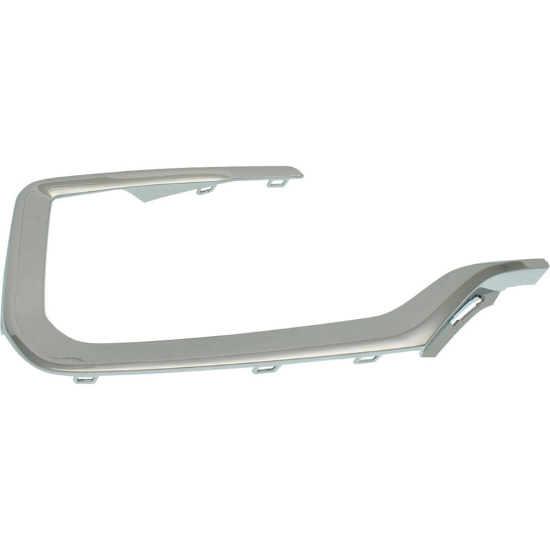 DURAFORCE Bumper Trim Set For 2016-2017 GMC Terrain Front Chrome Molding Pair