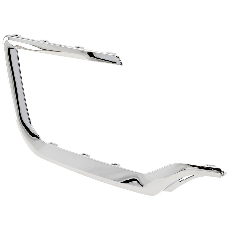DURAFORCE Bumper Trim Set For 2016-2017 GMC Terrain Front Chrome Molding Pair