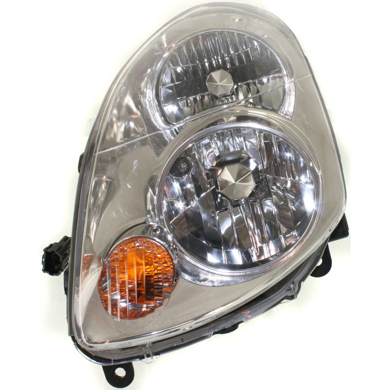 DURAFORCE Left and Right Headlights For Infiniti G35 2003-2004 Halogen with Bulb(s) Sedan
