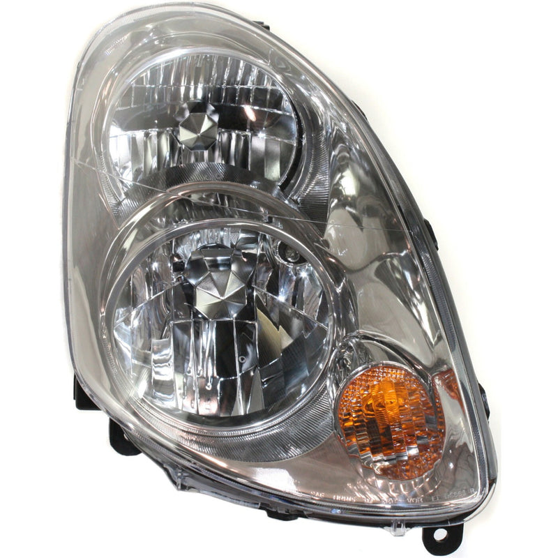 DURAFORCE Left and Right Headlights For Infiniti G35 2003-2004 Halogen with Bulb(s) Sedan