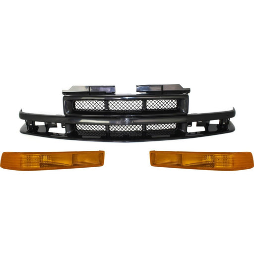DURAFORCE Grille Grill for Chevy S10 Pickup Chevrolet Blazer S-10 1998-2003