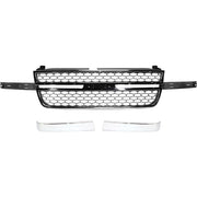 DURAFORCE Grille Grill for Chevy Chevrolet Silverado 1500 HD Classic 2500 3500 Heavy Duty