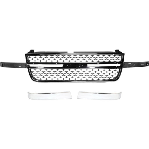 DURAFORCE Grille Grill for Chevy Chevrolet Silverado 1500 HD Classic 2500 3500 Heavy Duty