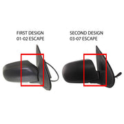 DURAFORCE Power Mirror For 2001-2007 Ford Escape 2005-2007 Mercury Mariner Right Black