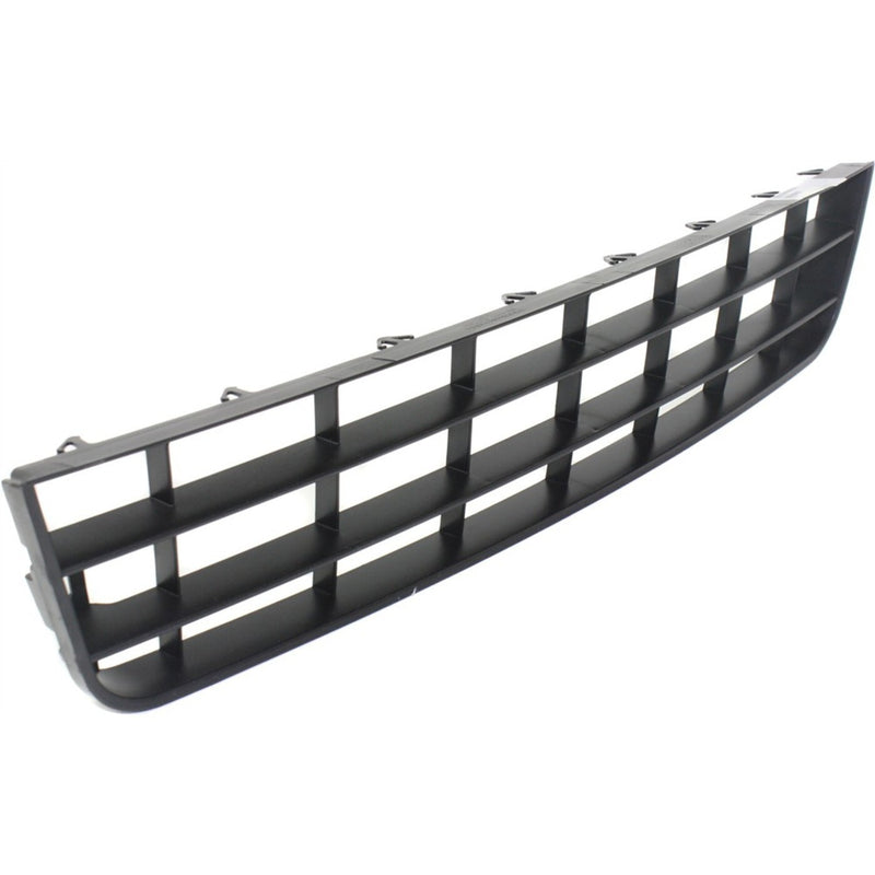 DURAFORCE Bumper Grille For 2006-2009 Volkswagen Rabbit Center Textured Black Plastic