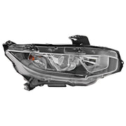 DURAFORCE Passenger Side Headlight For Honda Civic 2016-2020 Halogen with Bulb(s) US Model