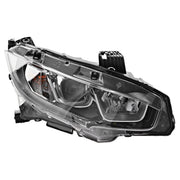DURAFORCE Passenger Side Headlight For Honda Civic 2016-2020 Halogen with Bulb(s) US Model