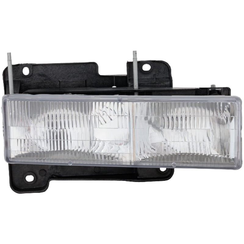 DURAFORCE Headlights Lamps Pair For 1988-98 Chevy GMC C10 C/K Truck Chrome Composite Type