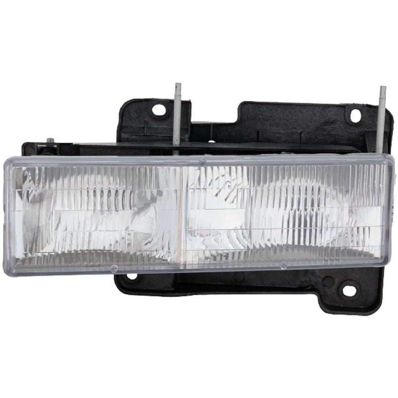 DURAFORCE Headlights Lamps Pair For 1988-98 Chevy GMC C10 C/K Truck Chrome Composite Type