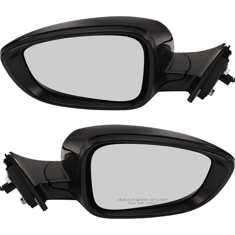 DURAFORCE Power Mirrors For 2018-2022 Honda Accord Driver and Passenger Side Paintable