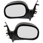 DURAFORCE Mirror Set For 1997-2002 Ford F-150 1997-1999 F-250 RH LH Pair Contour Style