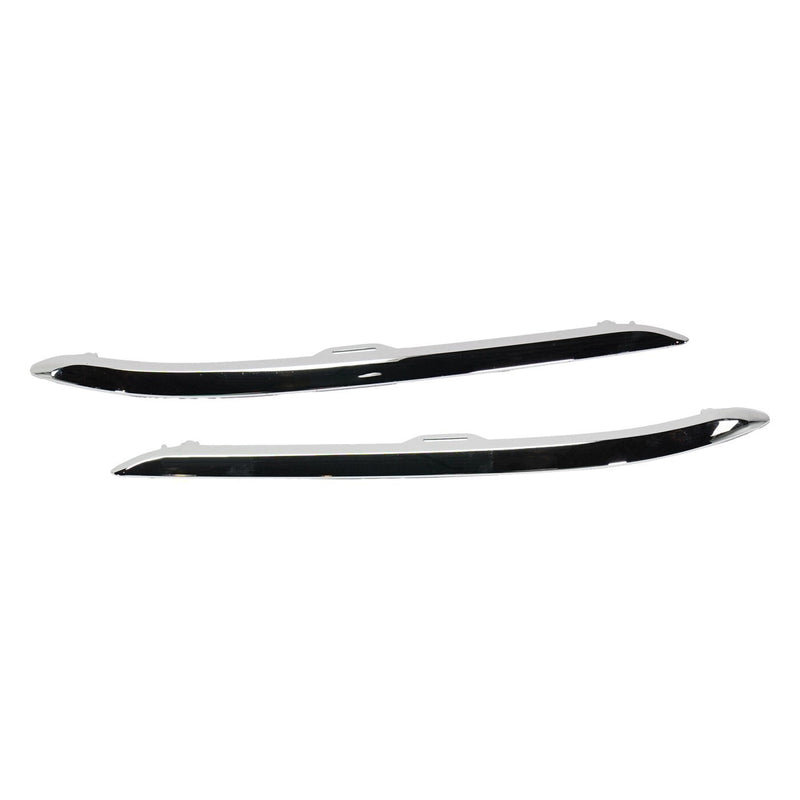 DURAFORCE Bumper Trims For 2019-2022 Honda Pilot Front Driver and Passenger Side Chrome