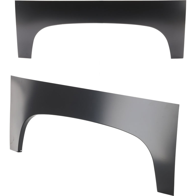 DURAFORCE Pair Set of 2 Wheel Arch Repair Panels Rear Driver & Passenger Side Upper