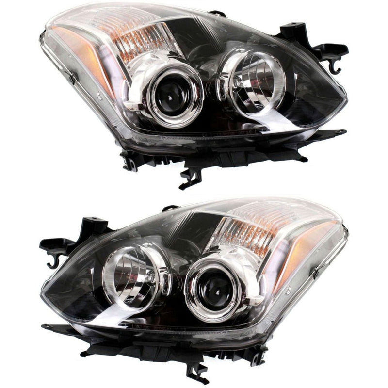 DURAFORCE Halogen Headlight Set Left and Right For 2010-2013 Nissan Altima S Coupe