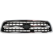 DURAFORCE Grille For 2000-2002 Toyota Tundra Chrome Shell w/ Black Insert Plastic