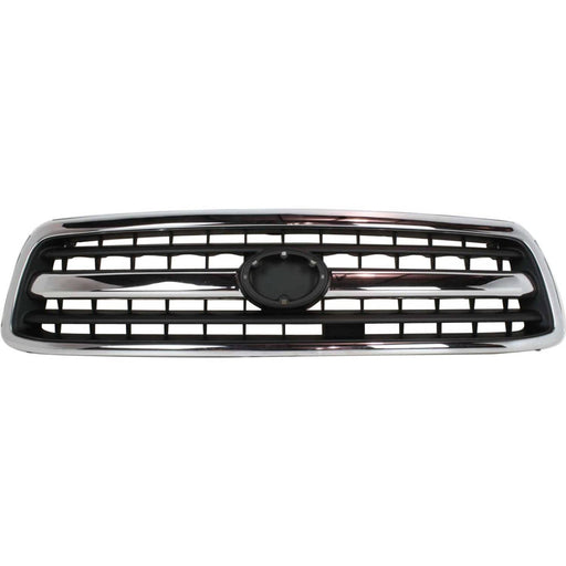DURAFORCE Grille For 2000-2002 Toyota Tundra Chrome Shell w/ Black Insert Plastic