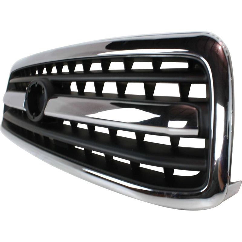 DURAFORCE Grille For 2000-2002 Toyota Tundra Chrome Shell w/ Black Insert Plastic