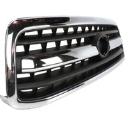 DURAFORCE Grille For 2000-2002 Toyota Tundra Chrome Shell w/ Black Insert Plastic