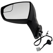 DURAFORCE Left Side Power Mirror For 2018-2022 Ford EcoSport Manual Folding Textured Black