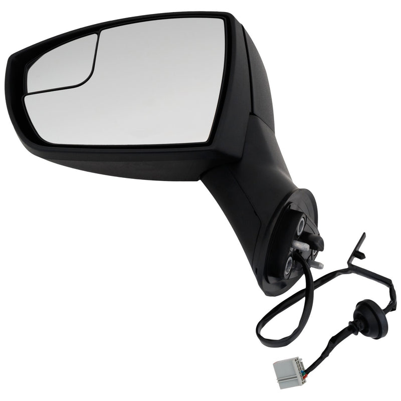 DURAFORCE Left Side Power Mirror For 2018-2022 Ford EcoSport Manual Folding Textured Black