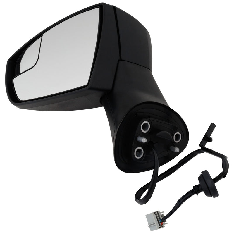 DURAFORCE Left Side Power Mirror For 2018-2022 Ford EcoSport Manual Folding Textured Black