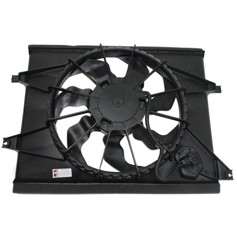 DURAFORCE Engine Radiator Cooling Fan Assembly for 10-11 Kia Soul 2.0L New