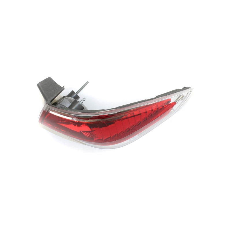 DURAFORCE Halogen Tail Light Set For 2008 Ford Focus Clear & Red Lens w/ Bulbs 2Pcs