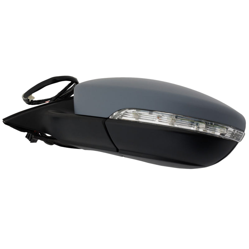 DURAFORCE Mirror For 2016-2020 Volkswagen Passat Left Power Heated Paintable w Signal Lamp