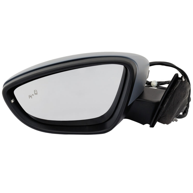 DURAFORCE Mirror For 2016-2020 Volkswagen Passat Left Power Heated Paintable w Signal Lamp