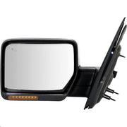 DURAFORCE Power Mirror For 2007-2008 Ford F-150 2007-08 Lincoln Mark LT Left Heated Chrome