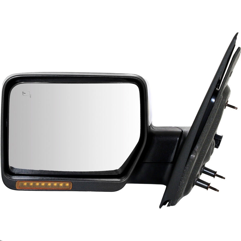 DURAFORCE Power Mirror For 2007-2008 Ford F-150 2007-08 Lincoln Mark LT Left Heated Chrome