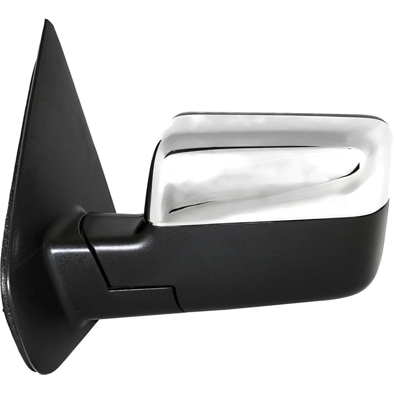 DURAFORCE Power Mirror For 2007-2008 Ford F-150 2007-08 Lincoln Mark LT Left Heated Chrome