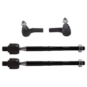 DURAFORCE Set of 4 Tie Rod End For 2016-2021 Chevrolet Spark