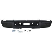 DURAFORCE Step Bumper For 2011-2013 Silverado 2500 HD Sensor Holes Powdercoated Black Rear