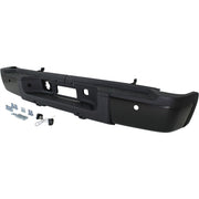 DURAFORCE Step Bumper For 2011-2013 Silverado 2500 HD Sensor Holes Powdercoated Black Rear
