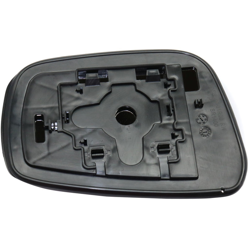 DURAFORCE Mirror Glass For 05-21 Nissan Frontier Convex Passenger Side with backing plate