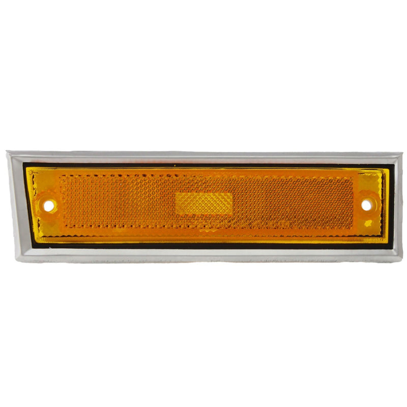 DURAFORCE Side Chrome Bezel Marker Light Pair Set for Chevy Blazer GMC Jimmy C/K R Pickup