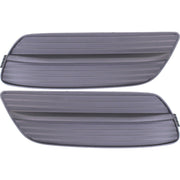 DURAFORCE Fog Light Cover Set For 2012 Honda Civic Front Left and Right Sedan Dark Gray