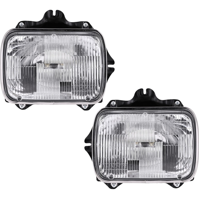 DURAFORCE Halogen Sealed Beam Type Headlight Set For 1984-1995 Toyota Pickup Left & Right