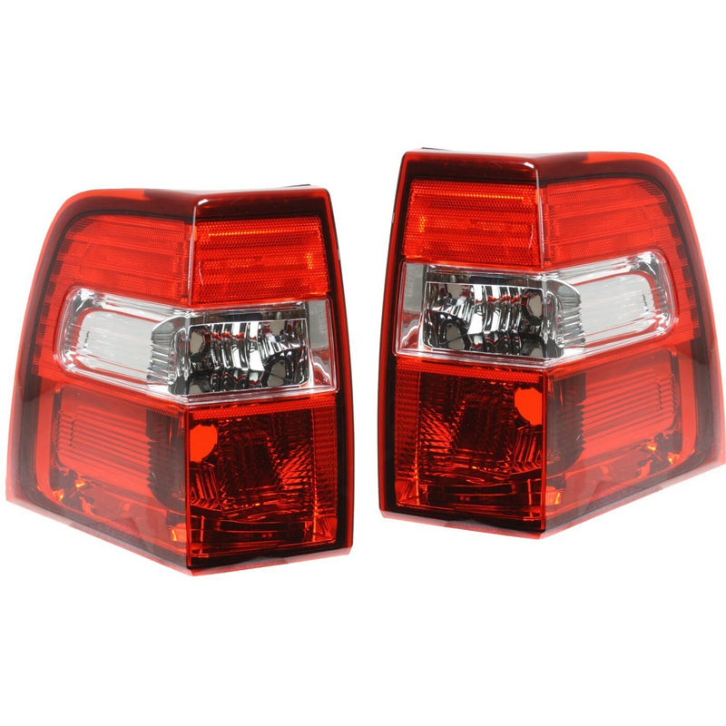 DURAFORCE Set of 2 Tail Light For 2007-2014 Ford Expedition Limited LH & RH