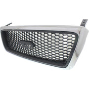 DURAFORCE Grille Assembly For 2006-2008 Ford F-150 XLT Chrome Black