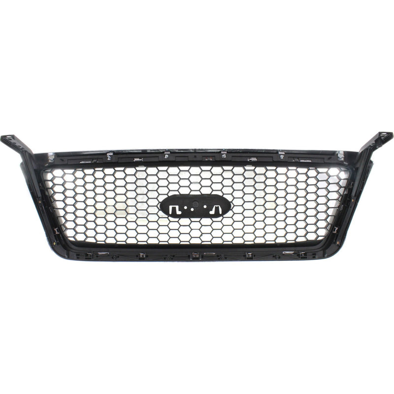 DURAFORCE Grille Assembly For 2006-2008 Ford F-150 XLT Chrome Black
