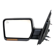DURAFORCE Mirror For 2007-2008 Ford F-150 Power Folding With Puddle Light Paintable Left