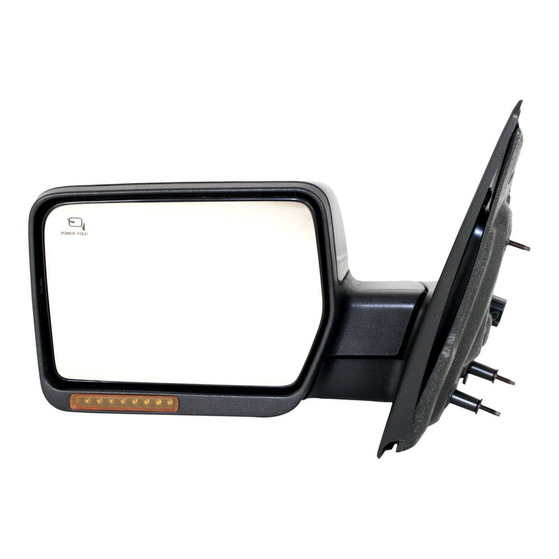 DURAFORCE Mirror For 2007-2008 Ford F-150 Power Folding With Puddle Light Paintable Left