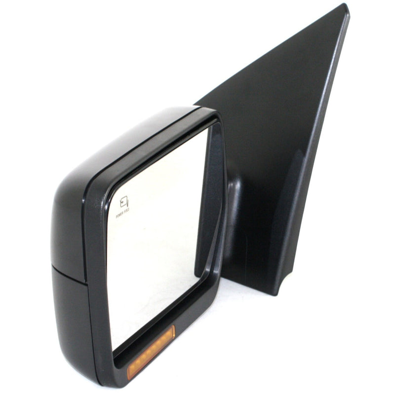 DURAFORCE Mirror For 2007-2008 Ford F-150 Power Folding With Puddle Light Paintable Left