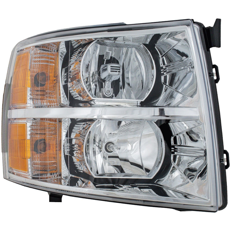 DURAFORCE Headlight Set For 2007-2013 Chevrolet Silverado 1500 Left & Right w/ bulb